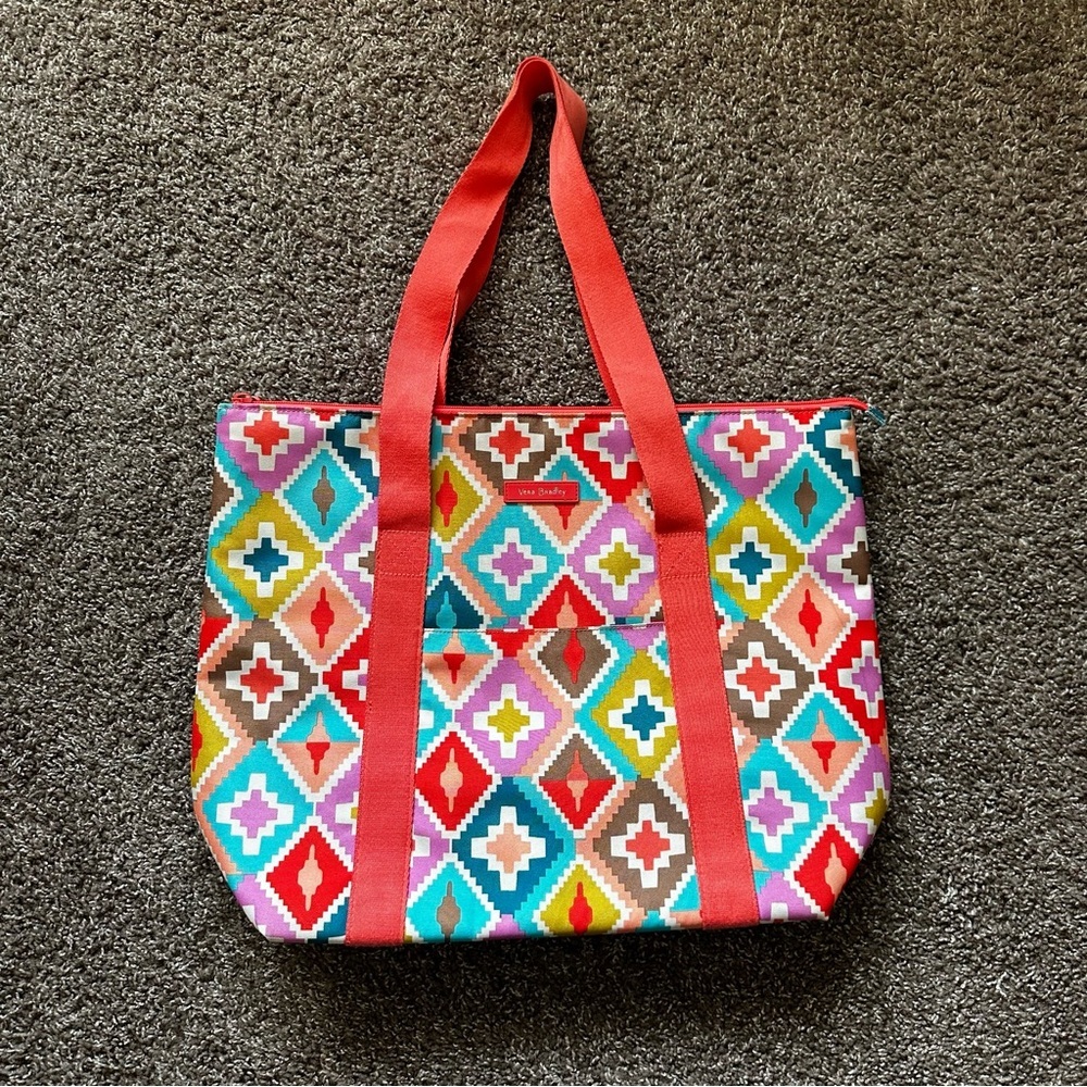 Vera Bradley Hacienda Diamonds Insulated Cooler Tote Bag
